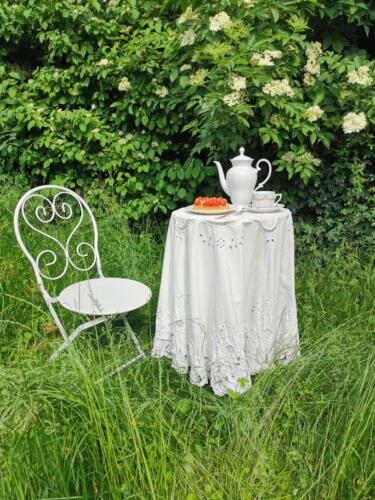 Geburtstagstisch im Privat-Garten